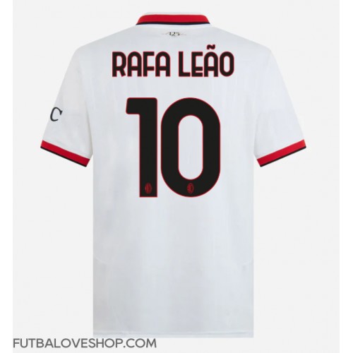 Dres AC Milan Rafael Leao #10 Preč 2024-25 Krátky Rukáv